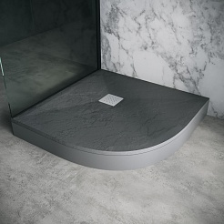 Grossman Душевой поддон Strong 90x90 GR-S29090 графит – фотография-3